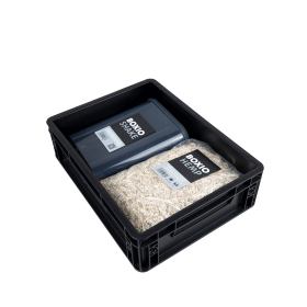 Inodoro separador BOXIO Toilet sobre caja Eurobox
