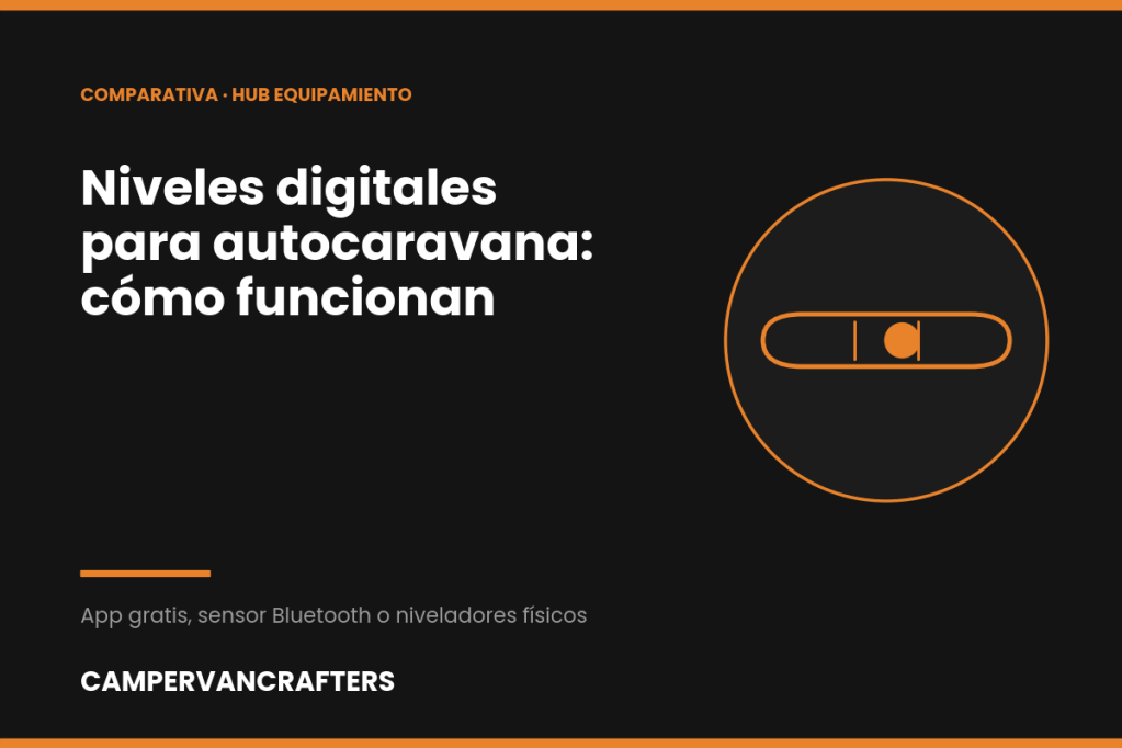 Niveles digitales para autocaravana: cómo funcionan y cuál elegir en&nbsp;2026