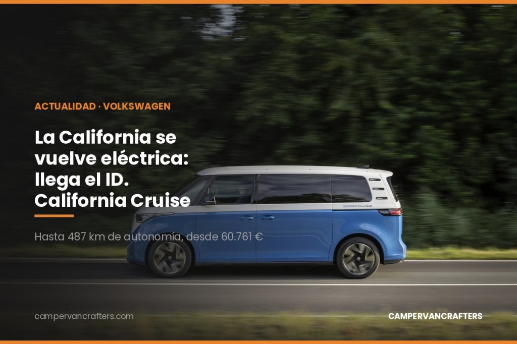 Volkswagen ID. California Cruise circulando por carretera, vista de perfil