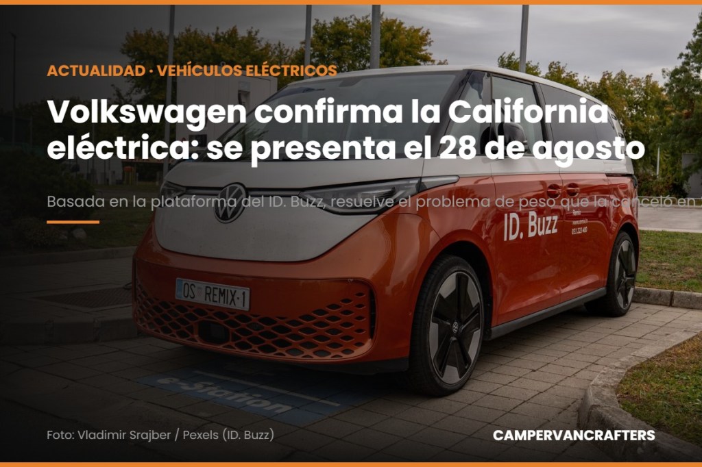 Volkswagen confirma su California 100% eléctrica