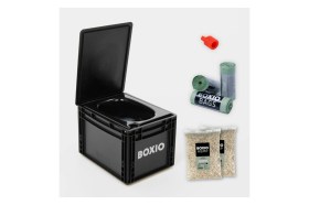 BOXIO Toilet Plus, WC separador seco visto de frente