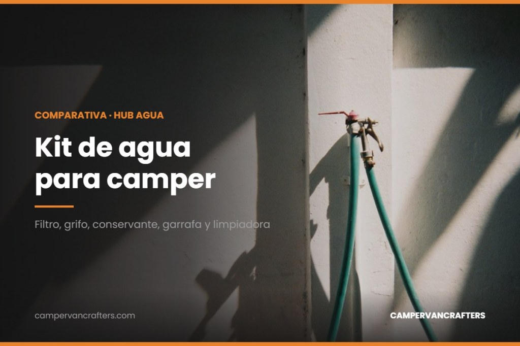Kit de agua para camper: los 5 imprescindibles para cargar y conservar agua