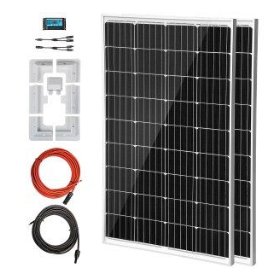 VEVOR Kit 200 W (2 × 100 W) con soportes y 10 m de cable