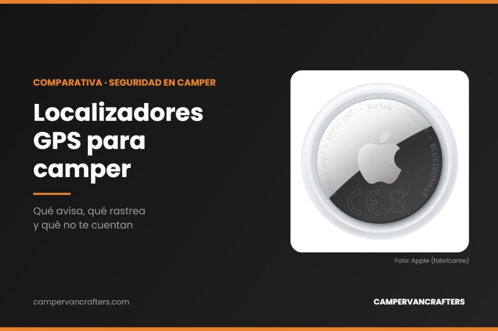 Localizadores GPS para camper: comparativa 2026 de 5 rastreadores, del 4G cableado al AirTag