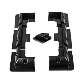 Kit de 7 soportes ABS con pasacables