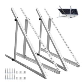 Soportes basculantes ECO-WORTHY 114 cm, 0-90° (4 uds.)