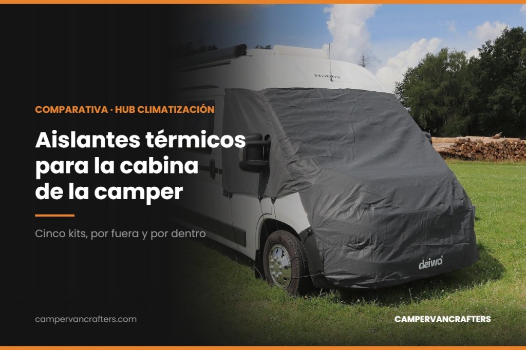 Aislantes térmicos para el parabrisas de la camper: comparativa 2026 de 5 kits exteriores e&nbsp;interiores